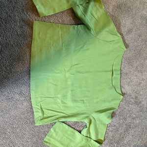 Green shirt 3/4 sleeve XL